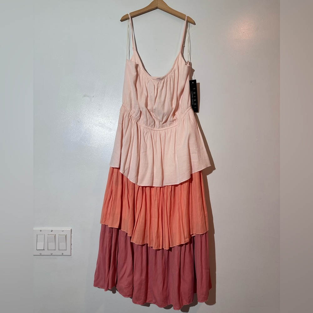 Trixxi Multi Pink Colored Dress